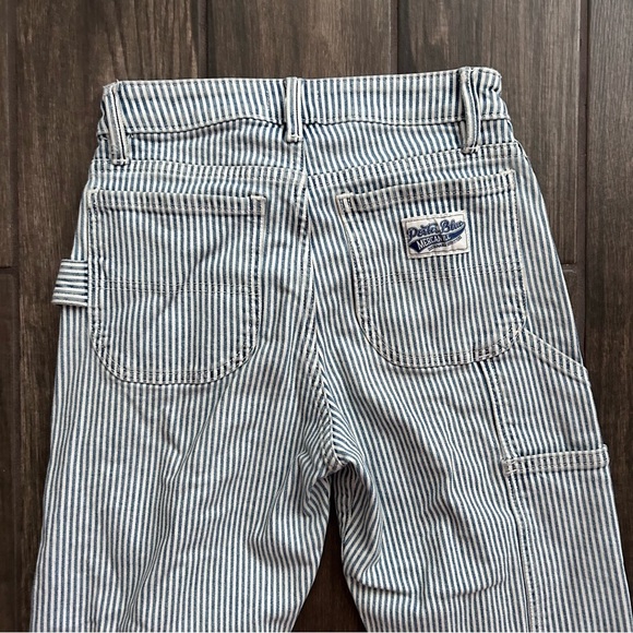 Porter Blue Peyton Striped Painters Jeans Sz 23 - Picture 6 of 9